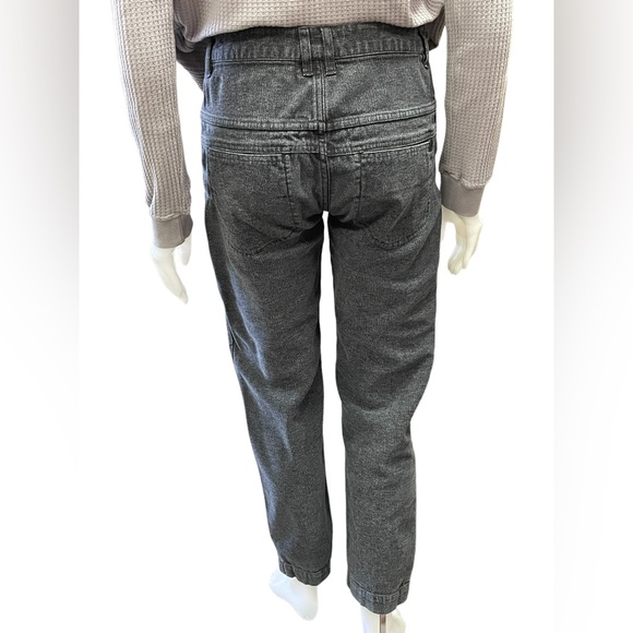 Roots High Waisted Baggy Black Wash Jeans Size 4 - Picture 3 of 11